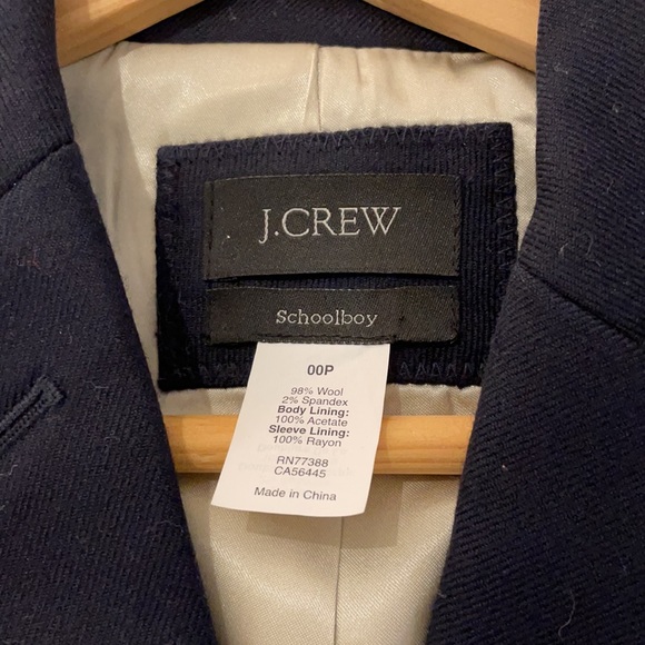 JCrew Schoolboy women’s blazer - size 00P - Picture 2 of 2